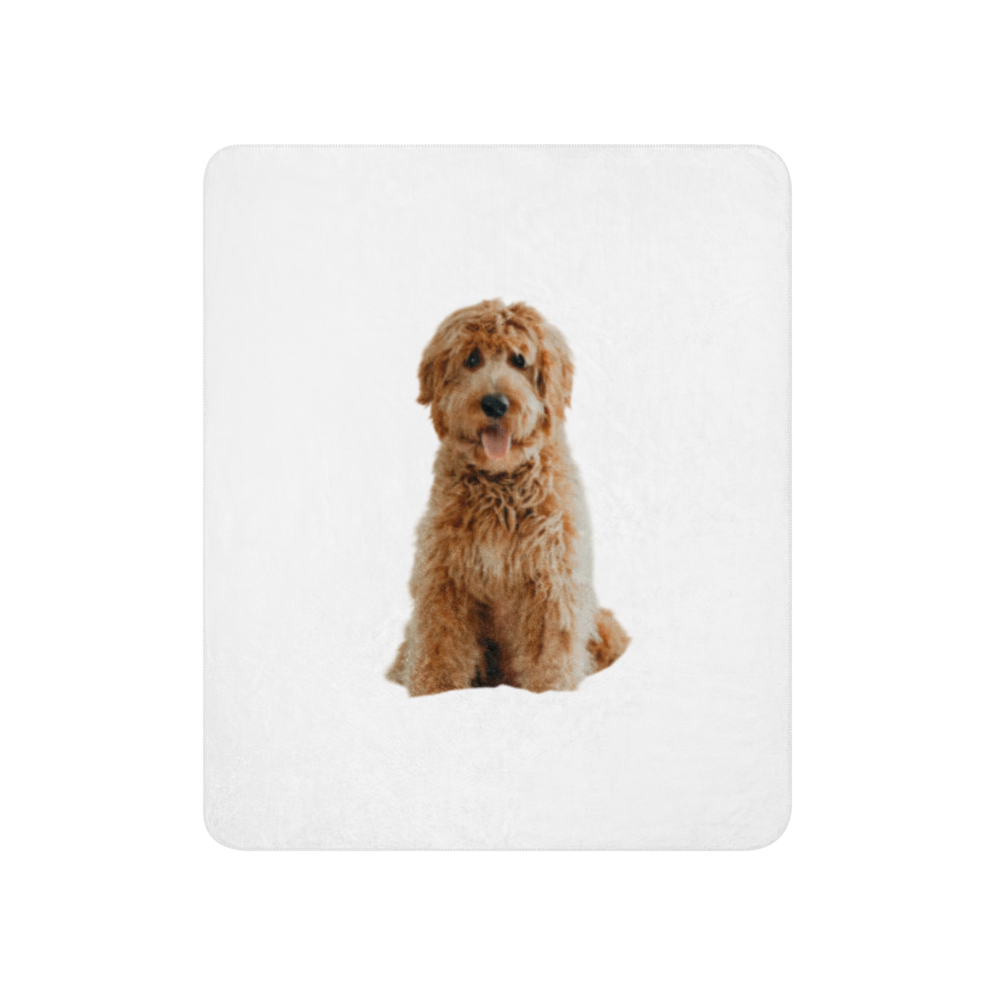 Custom Pet Photo Sherpa Blanket – Your Dog or Cat, Printed